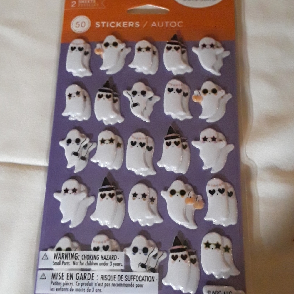 COPY - Halloween ghost stickers 50 / BUNDLE ONLY